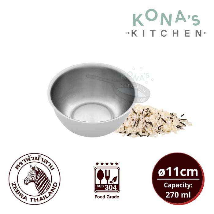 BSKU Zebra Bowl 11 Cm (224111) / Mangkuk Stainless