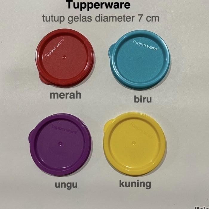 N6VA Tutup Gelas Tupperware Medium Tumbler Diameter 7 Cm