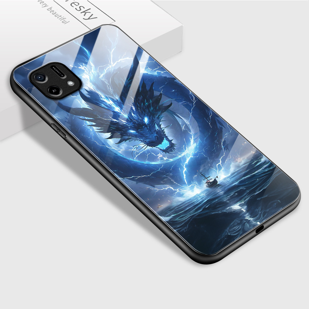 Casing Hp Untuk OPPO A16K A16E Case Phone Hardcase Cassing Mode Naga 2127 BL