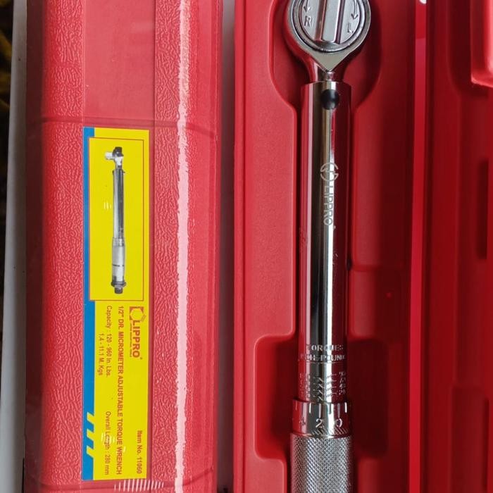 Terhemat Lippro 11060 Kunci Momen Moment Torsi Torque Wrench 1/2 Motor