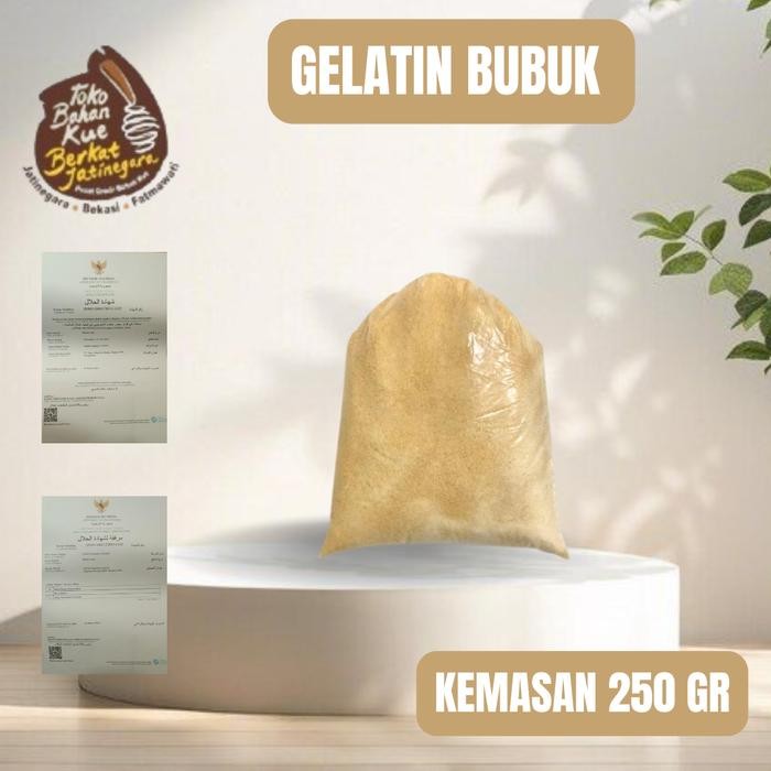 

Gelatine Bubuk Halal Semua Ukuran