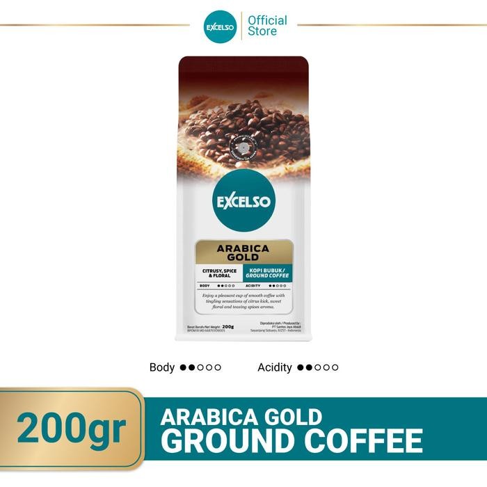 

Excelso Kopi Arabica Gold Bubuk 200g
