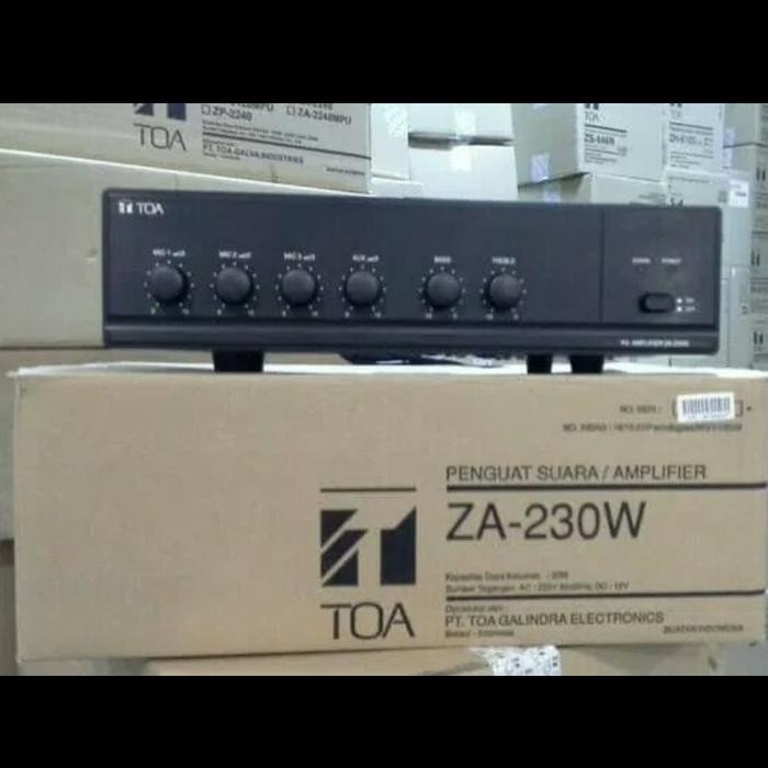 AMPLY TOA 30W TOA ZA230W TOA ZA-230W TOA ZA 230W AMPLIFIER 30 WATT TOA