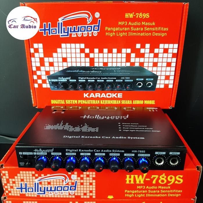 PARAMETRIK AUDIO MOBIL PRE AMPLIFIER KARAOKE USB EQUALIZER HOLLYWOOD