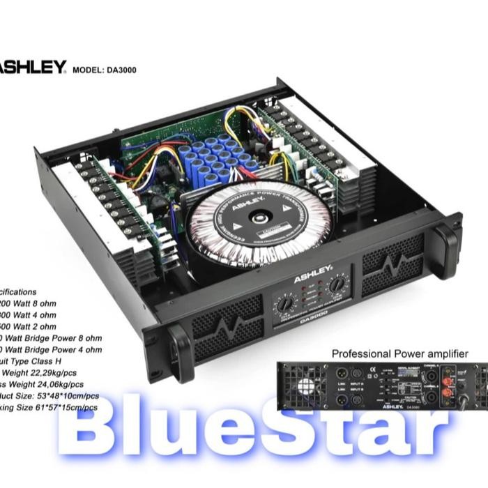 POWER ASHLEY DA3000 AMPLIFIER ASHLEY DA 3000 CLASS H