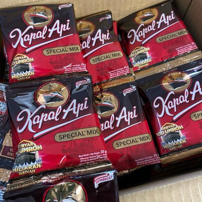 

1 renceng KOPI KAPAL API SPECIAL MIX/ Dengan Gula / Kopi Plus Gula / 23gram