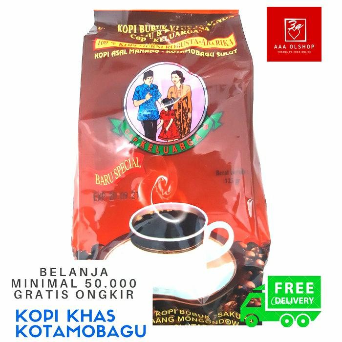 

100 % Kopi Robusta-Arabika Khas Kotamobagu / Manado 250 gr / 125 gr