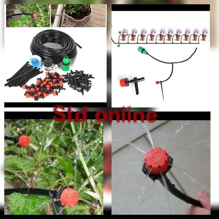 PAKET MISTING/KABUT/EMBUN/30 NOZZLE PAKET MISTING EMBUN KOMPLIT