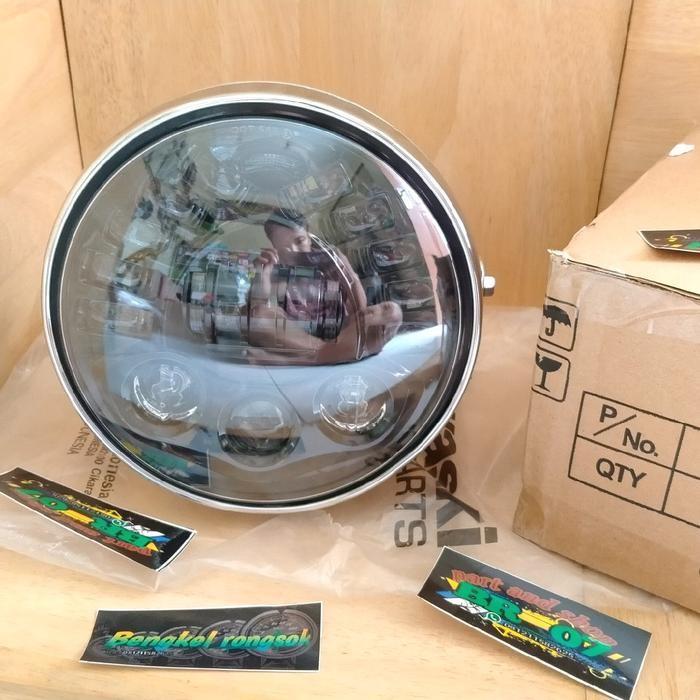 LAMPU DAYMAKER 7 INC PNP NINJA R SS LAMPU DAYMAKER SET RING BATOK KAWASAKI NINJA ORINAL