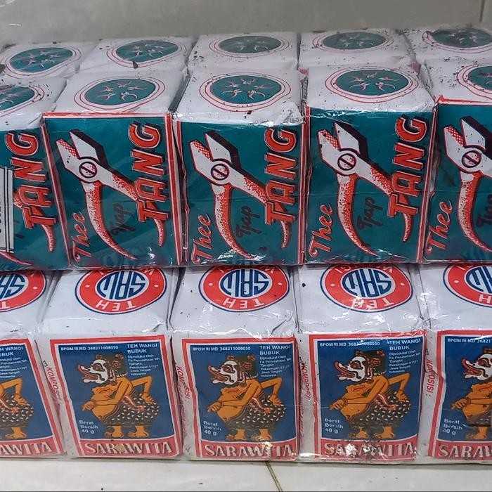 

Duet paket teh (1 pack teh SARAWITA, 1 pack teh TANG) Teh Khas jogja