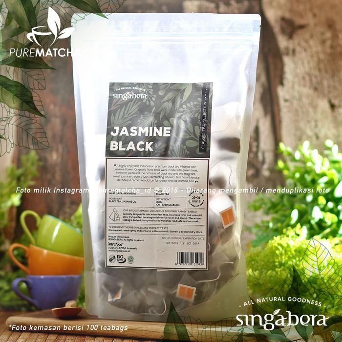 

Singabera Tea - Jasmine Black Tea 100tb Teh Hitam Melati Premium Resto