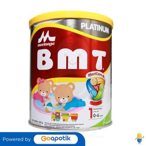 MORINAGA BMT PLATINUM 1 USIA 0-6 BULAN 400 GRAM KALENG