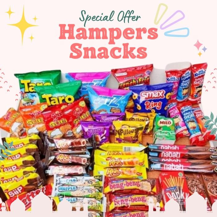 

Hampers Snack Spesial Paket Snack isi 50 pcs Makanan