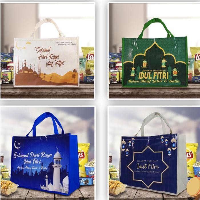 

Tas Spunbond Bingkisan Lebaran Tas Parcel Hari Raya Idul Fitri Hampers