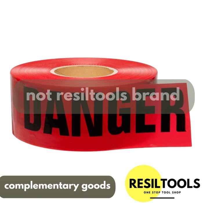 

Khusus Gosend! Barricade Tape Danger 300 Meter Police Line Pita Garis Pembatas Bahaya