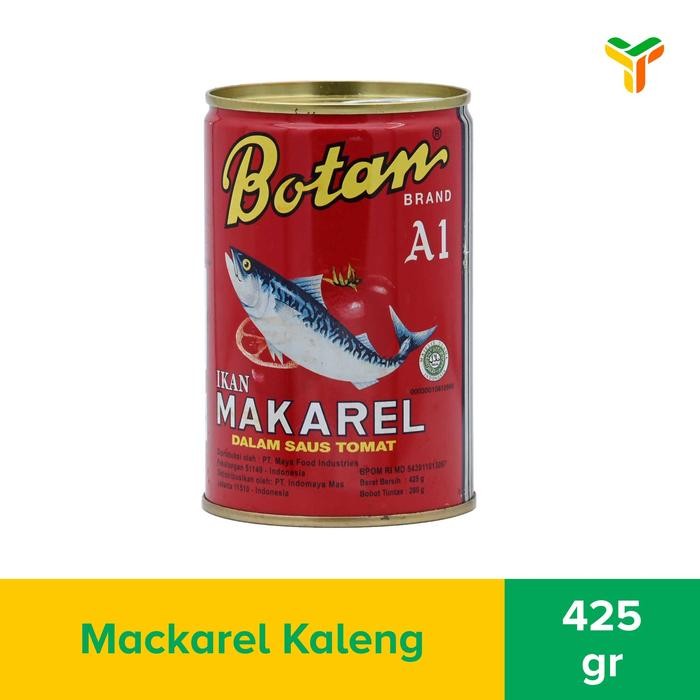 

READY BOTAN MACKEREL SAUS TOMAT 425G - IKAN MAKAREL KALENG ENAK