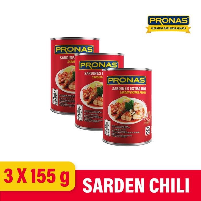 

READY PRONAS SARDEN SAUS PEDAS KALENG 155G - PAKET 3 PCS