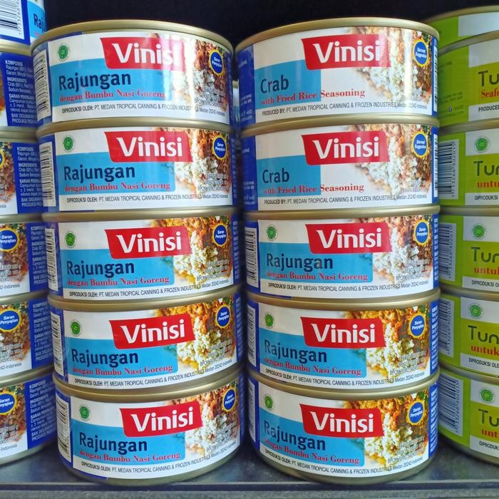 

READY VINISI RAJUNGAN BUMBU NASI GORENG 160G - SEAFOOD KALENG LEZAT