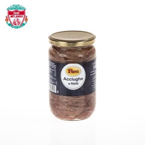 

READY PUCCI ACCIUGHE ANCHOVIES FILLET KALENG 700GR - IKAN TERI DALAM MINYAK