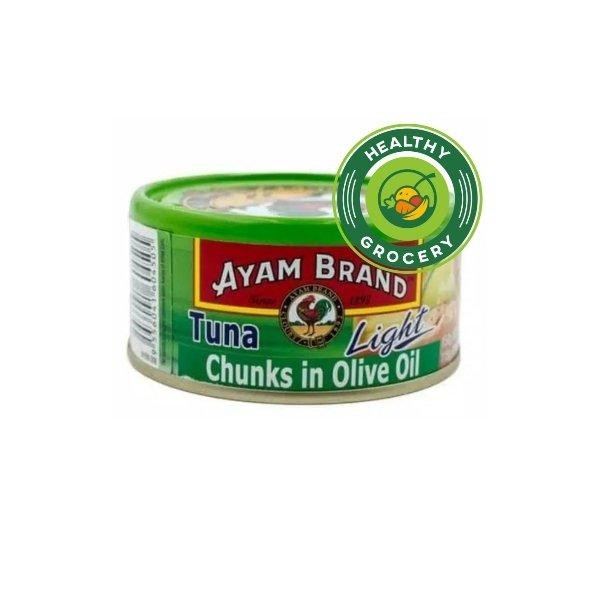 

READY AYAM BRAND TUNA CHUNK OLIVE OIL 150G - TUNA KALENG MINYAK ZAITUN