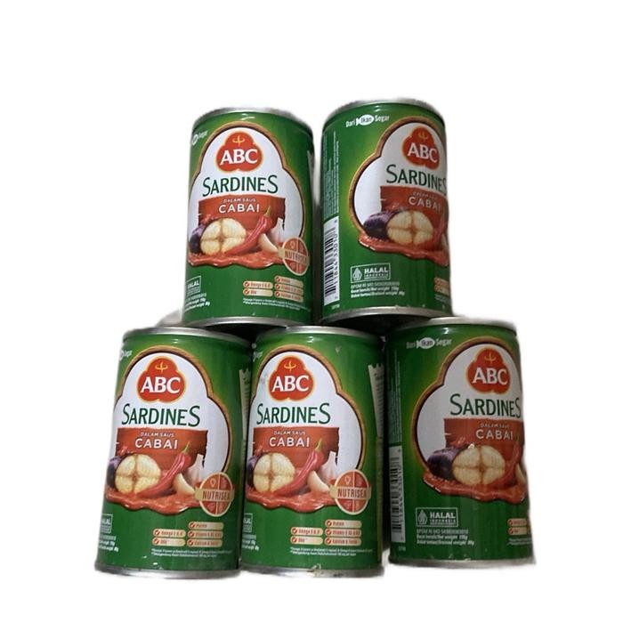

READY ABC SARDEN KALENG SAUS CABAI 155GR 5 KALENG, KAYA PROTEIN OMEGA 3