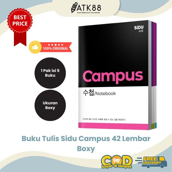 

Buku Tulis SIDU Campus 42 Lembar - 1 Pak / 5 Buku