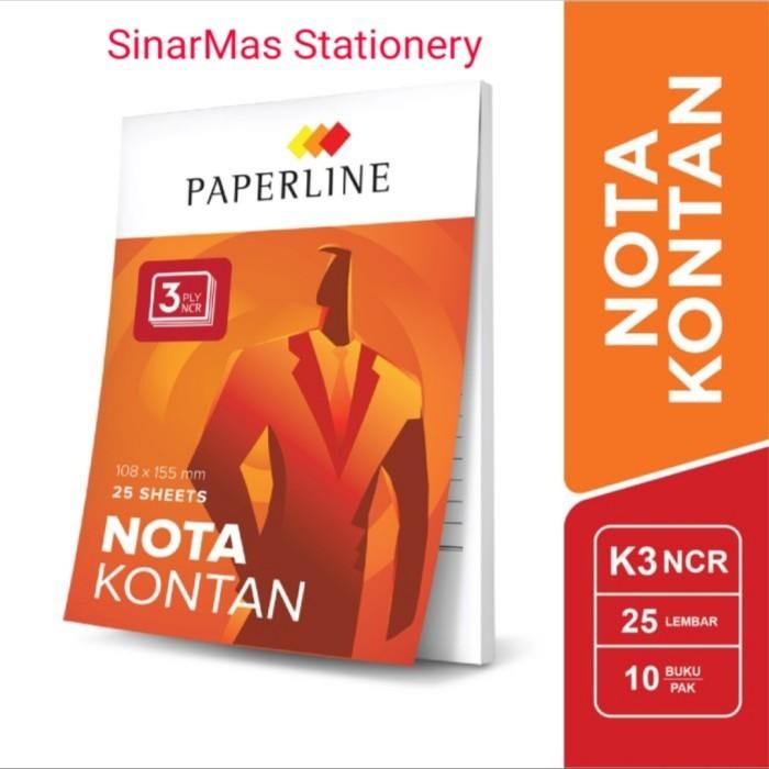 

Nota Kontan Kecil 3 Play NCR Paperline / Buku Nota Kecil 3 Rangkap