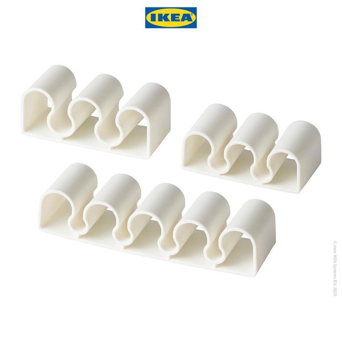 

IKEA KALKSTUFF Dudukan Kabel / Organizer Set Isi 3pcs Plastik Desk