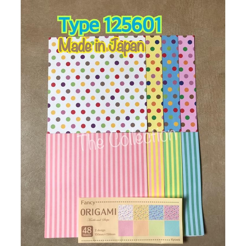 

ATK0515OR JAPAN 48 lbr 15x15 Kertas Origami Type 125601 polkadot lipat