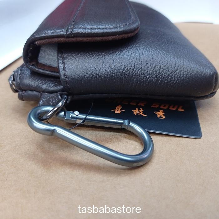 Menarik Sarung Hp Pinggang Pria Kulit Asli Hp Pria Dompet Hp Horizontal 2525