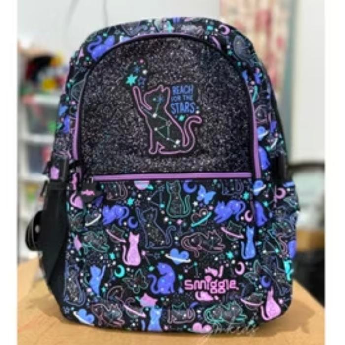 Jual Tas Smiggle Anak Perempuan SD/ Tas Ransel Starry Cat Smiggle/Kids Bag
