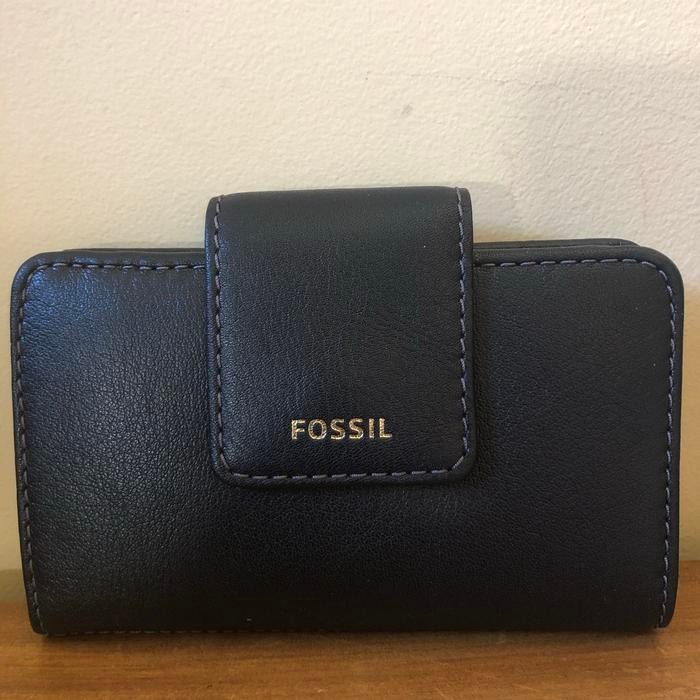 Terbatas Nwt Dompet Fossil Madison Multifunction Black