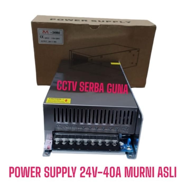SWITCHING POWER SUPPLY TRAFO DC 24V 40A MURNI