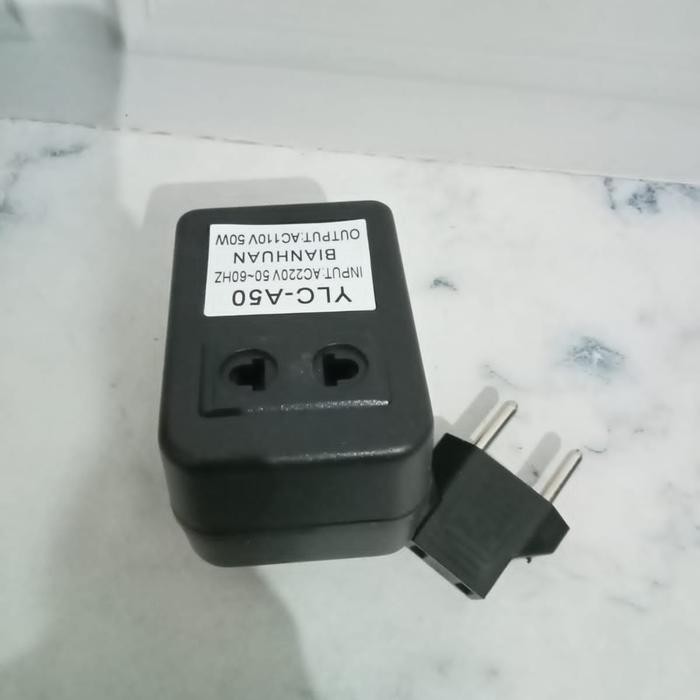 SALE...TRAFO STEP DOWN 220V TO 110V (100-120V) 50WATT CONVERTER AC 220V-110V 50W STEPDOWN ALAT