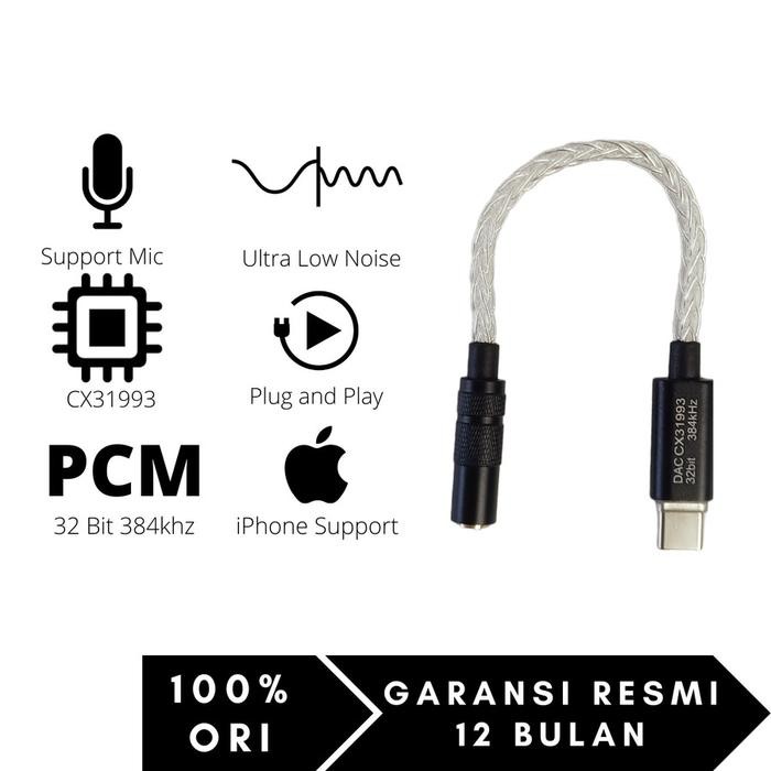 J3 Labs Eline USB Audio Dongle CX31993 32 Bit 384 Khz Ultra Low Noise DAC / AMP Happy Shopping