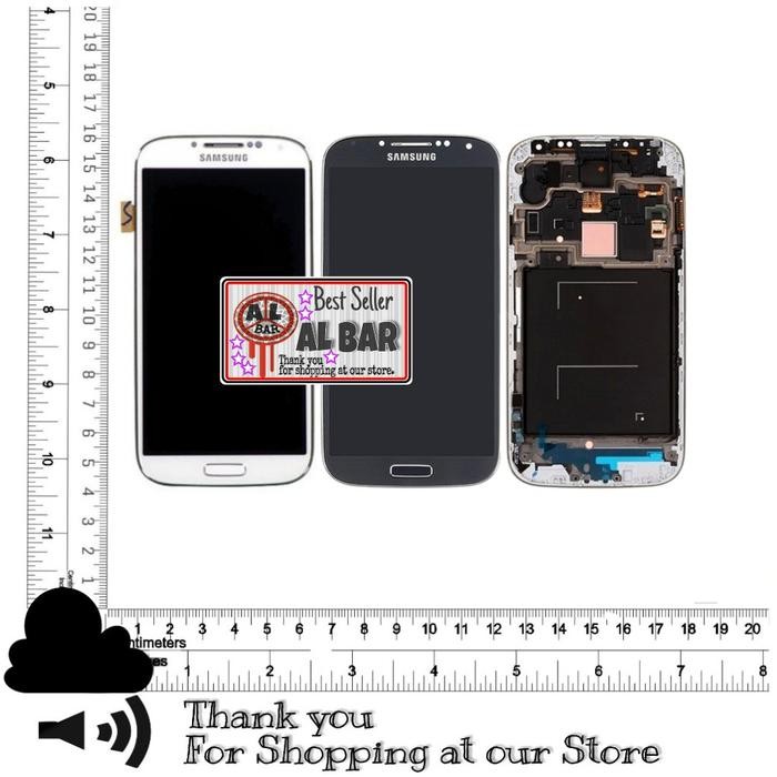 LCD + TOUCHSCREEN FRAME SAMSUNG GALAXY S4 GT-I9500 ORIGINAL 100%