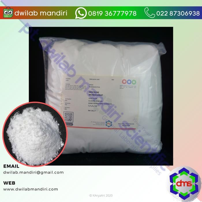 DEXTROSE MONOHYDRATE / DEKSTROSA / GLUKOSA POWDER 1KG