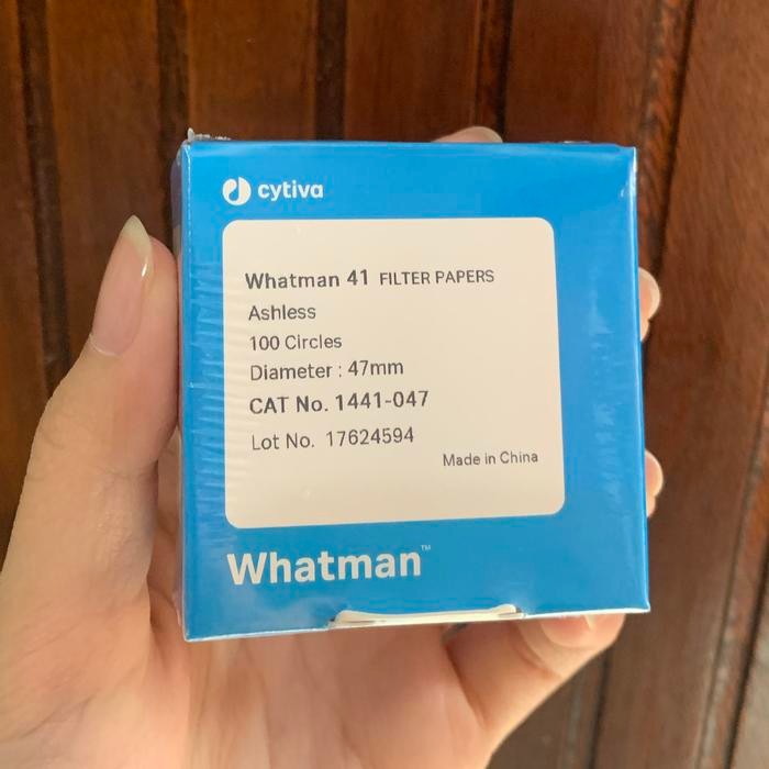 WHATMAN 41 FILTER PAPERS ASHLEES DIA.47 MM 1441-047 100/PACK