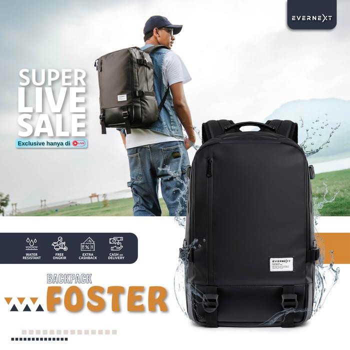 BULMA Tas Ransel Kanvas Premium Tebal Pria Wanita