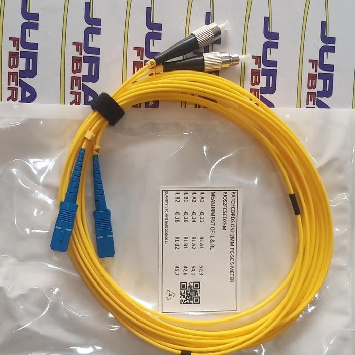

Baru Patcord 3M Duplex FC SC Kabel Serat Optik Patch Cord