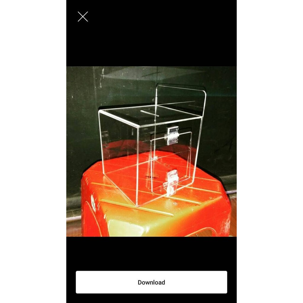 

Baru Kotak Amal / Saran Acrylic Transparan Multifungsi