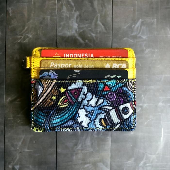

Baru Dompet Kartu Tipis Canvas Simple Wallet Pria & Wanita