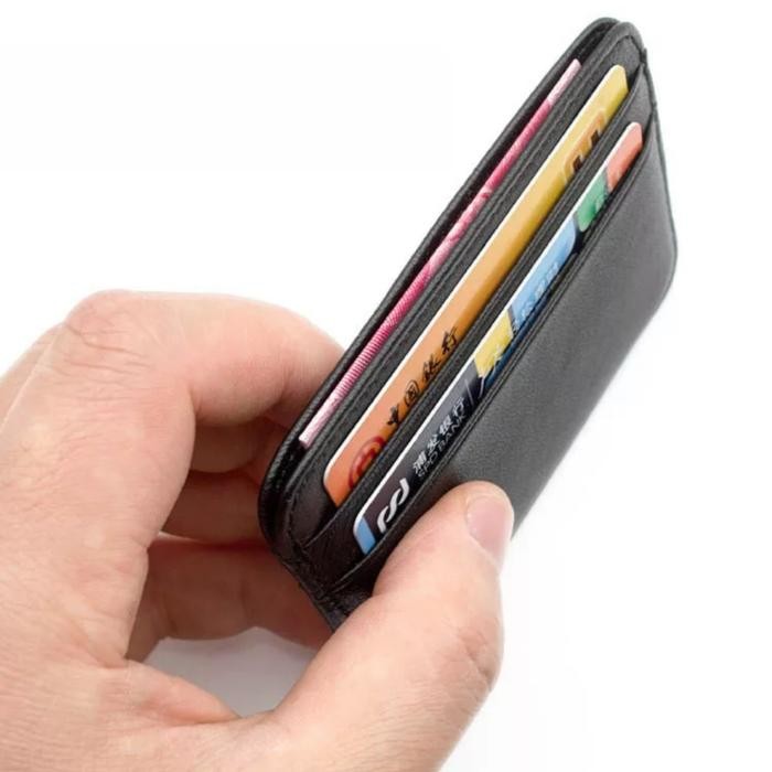 

Baru Dompet Kulit Domba Asli Slim Tipis Multifungsi Kartu Kredit & ATM