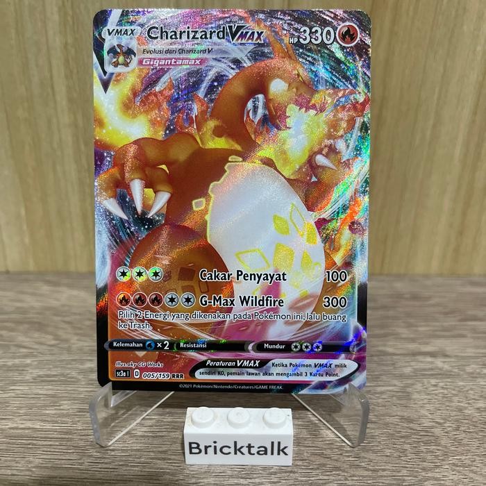 Sale Kartu Pokemon Tcg Charizard Vmax Rrr Sc3A 005/159