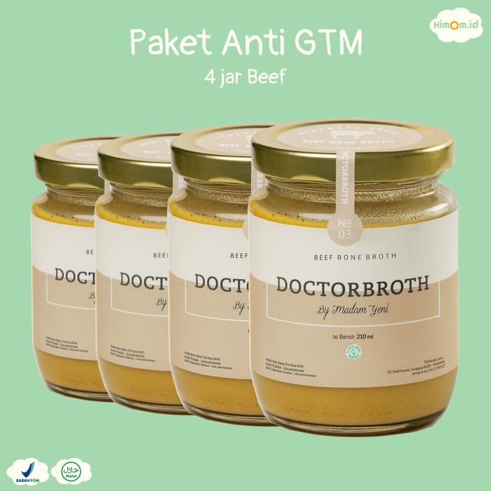 

Paket Anti GTM Doctor Broth 4 jar Beef- Kaldu Tulang