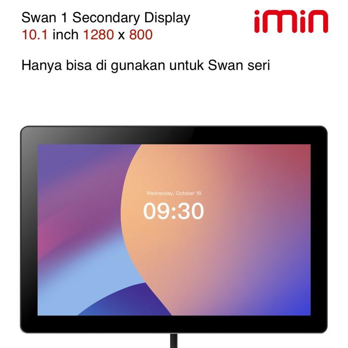 Layar Kedua Customer Display iMin Swan 1 Second Display 10.1 inch