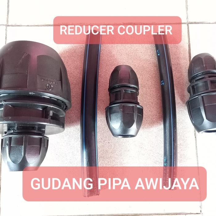REDUCER COUPLER PIPA HDPE 2 INCH x 1 1/2 INCH / SAMBUNGAN PIPA HDPE