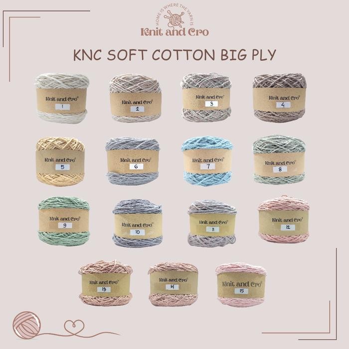 Knc Yarns Scb / Soft Cotton Big Ply