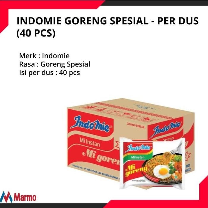 

INDOMIE GORENG SPESIAL - PER DUS (40 PCS)