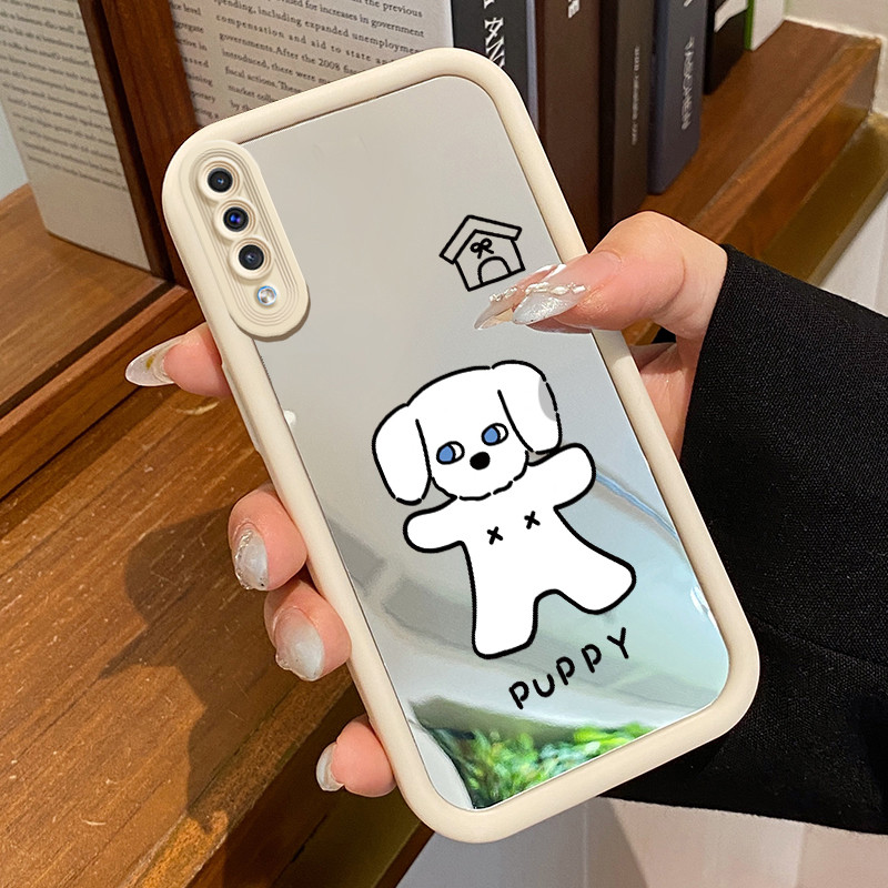 Casing Hp Samsung Galaxy A50 A50s A30s Case Casing Gambar Gajah pola Kesing HP Cesing cermin Kasing 